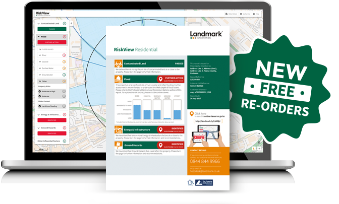 Free report re-ordering service for RiskView Residential users header image