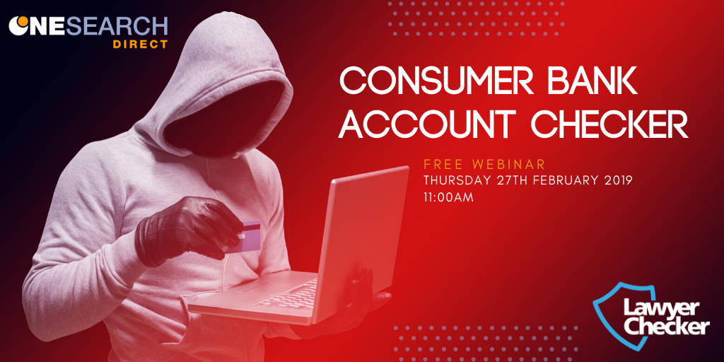 Free Webinar | Consumer Bank Account Checker header image