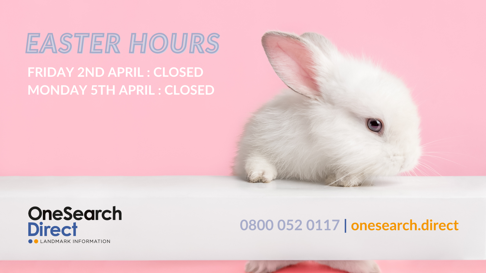 Easter 2021 Opening Hours header image